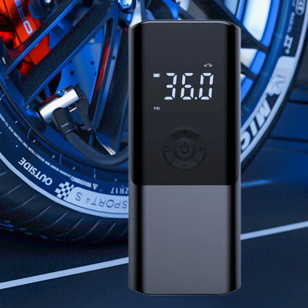  Portable LED Wireless Air Compressor  for Motorcycle Bicycle Car Tyre Balls