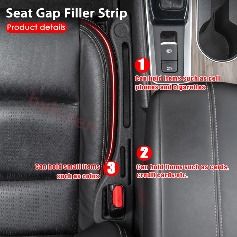 Car Seat Gap Filler Side Seam Plug Strip